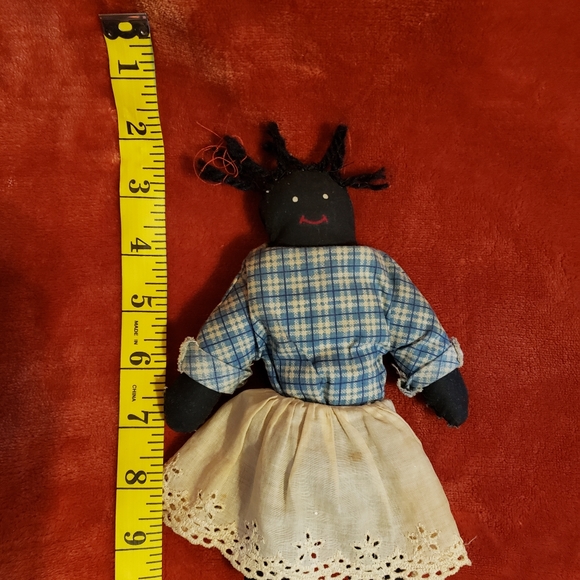 Vintage Black Americana Folk Art Ragdoll - Picture 2 of 10